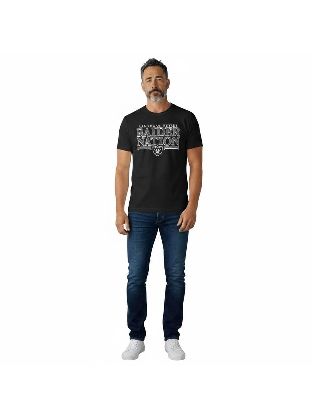 Las Vegas Raiders NFL Team Apparel Size XL Black Men’s T-Shirt